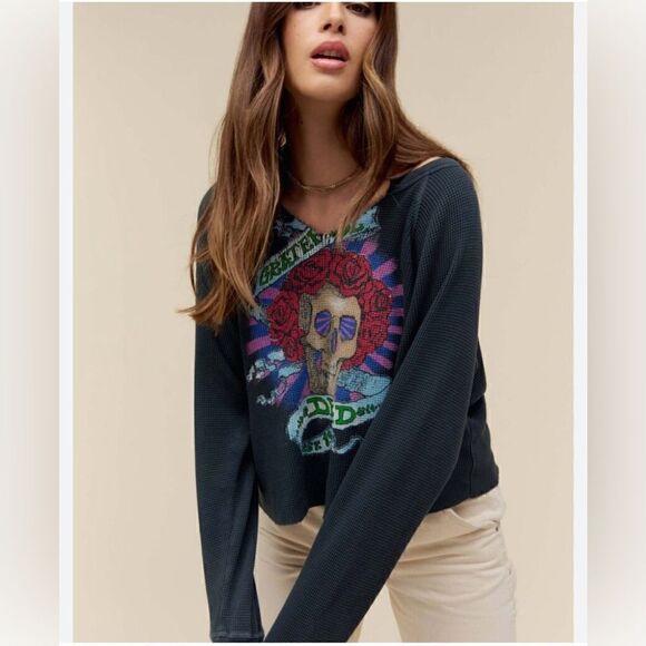 Daydreamer Grateful Dead Love Will See You Through LS Thermal. Large NWT - Picture 1 of 7